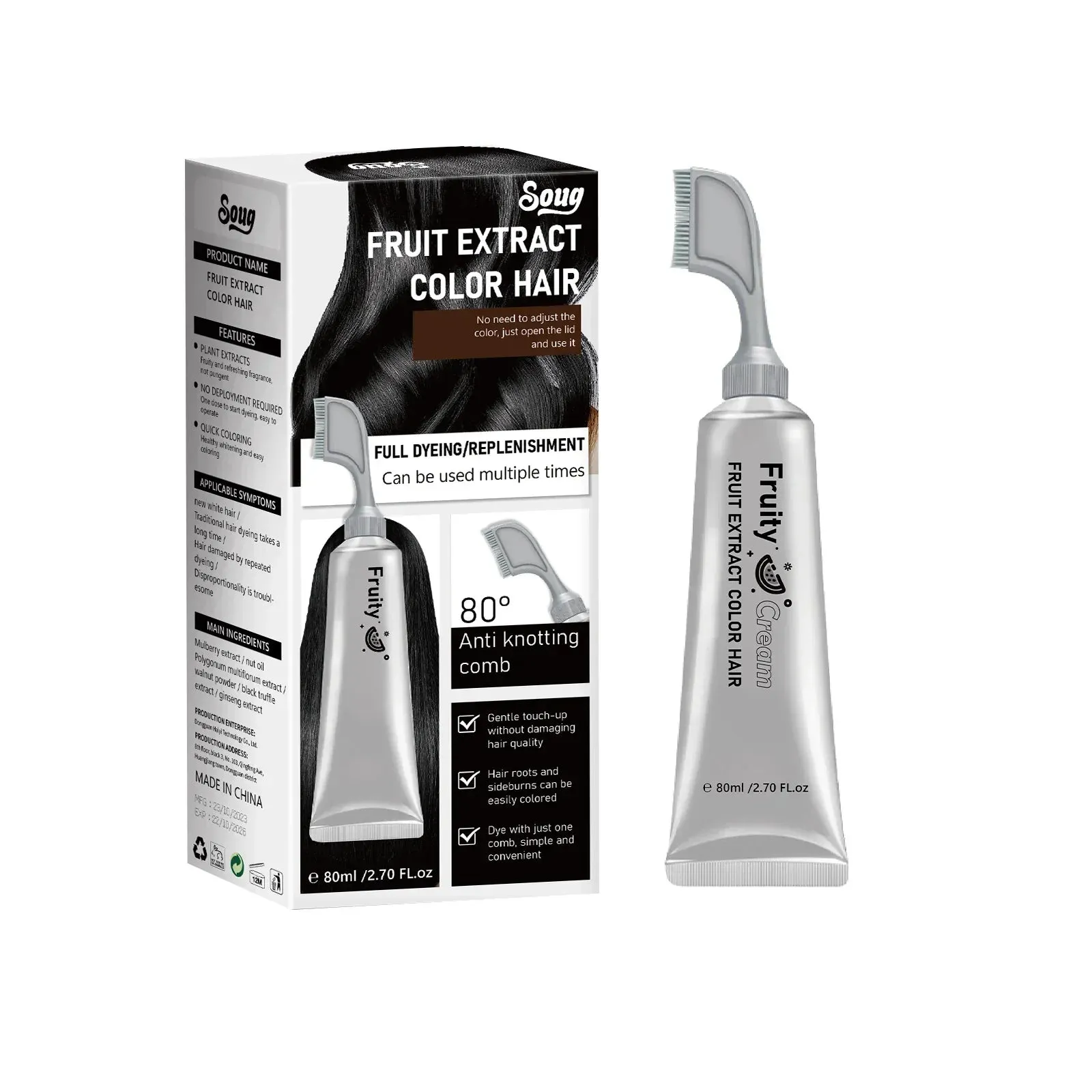 Buy 2 Get 1 FREEFruit Essence Hair Dyeing Comb