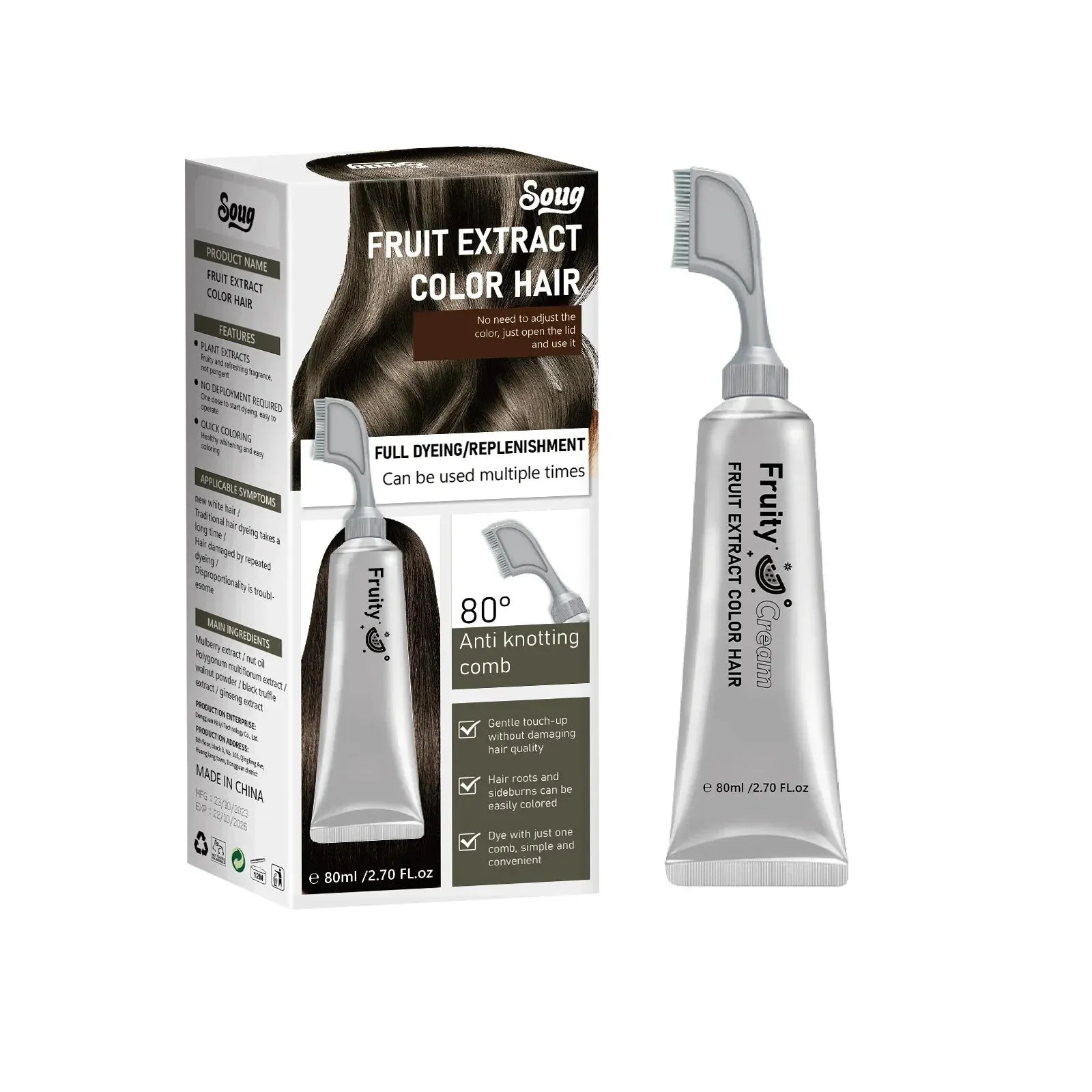 Buy 2 Get 1 FREEFruit Essence Hair Dyeing Comb
