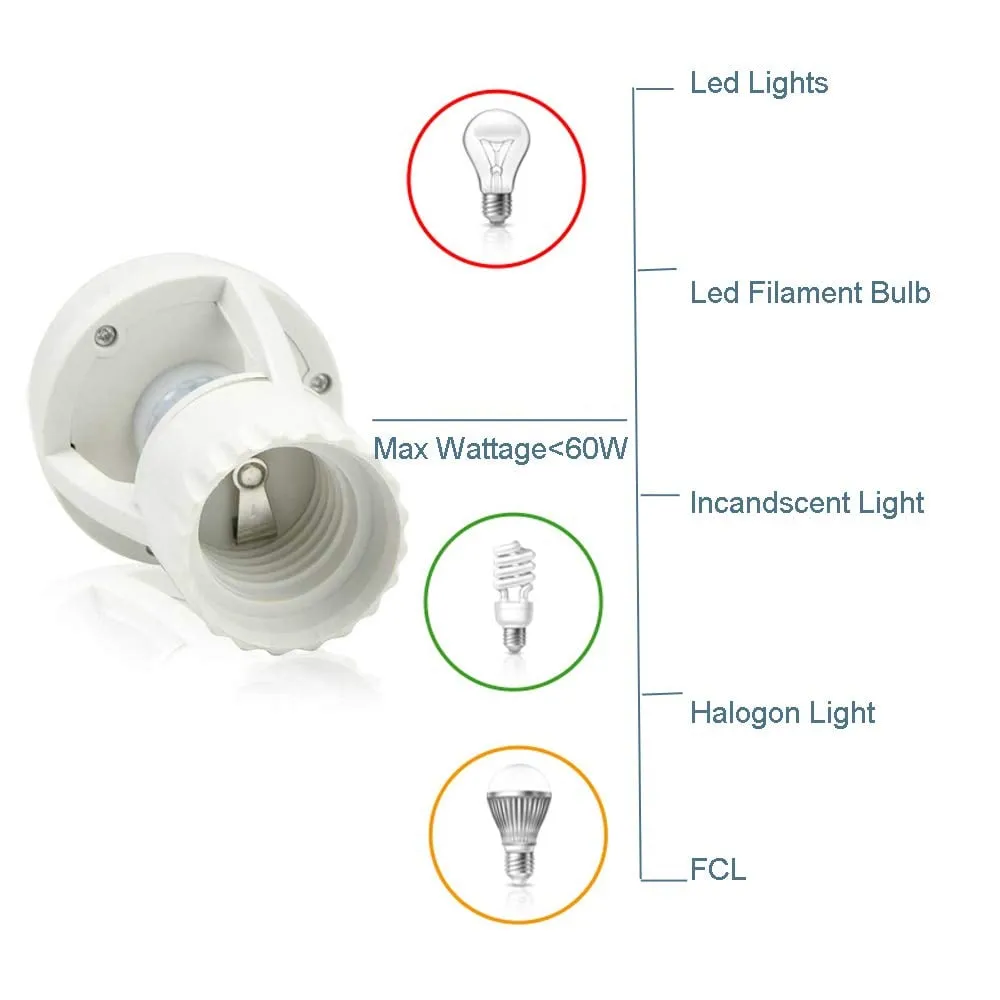 Buy 2 Get 1 FreeMotion Sensor Light Socket