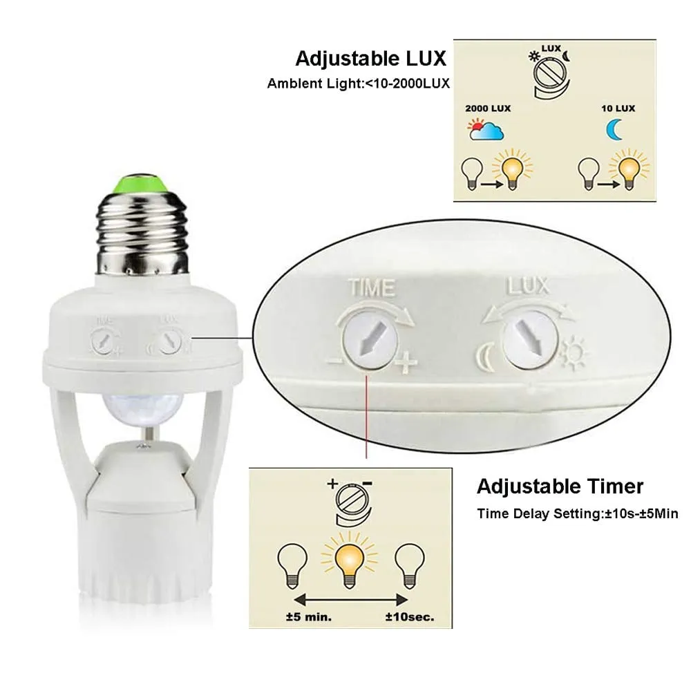 Buy 2 Get 1 FreeMotion Sensor Light Socket
