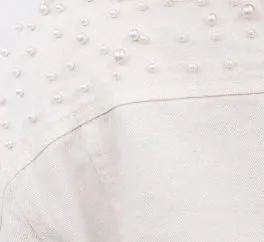 Classic Pearl Denim Jacket