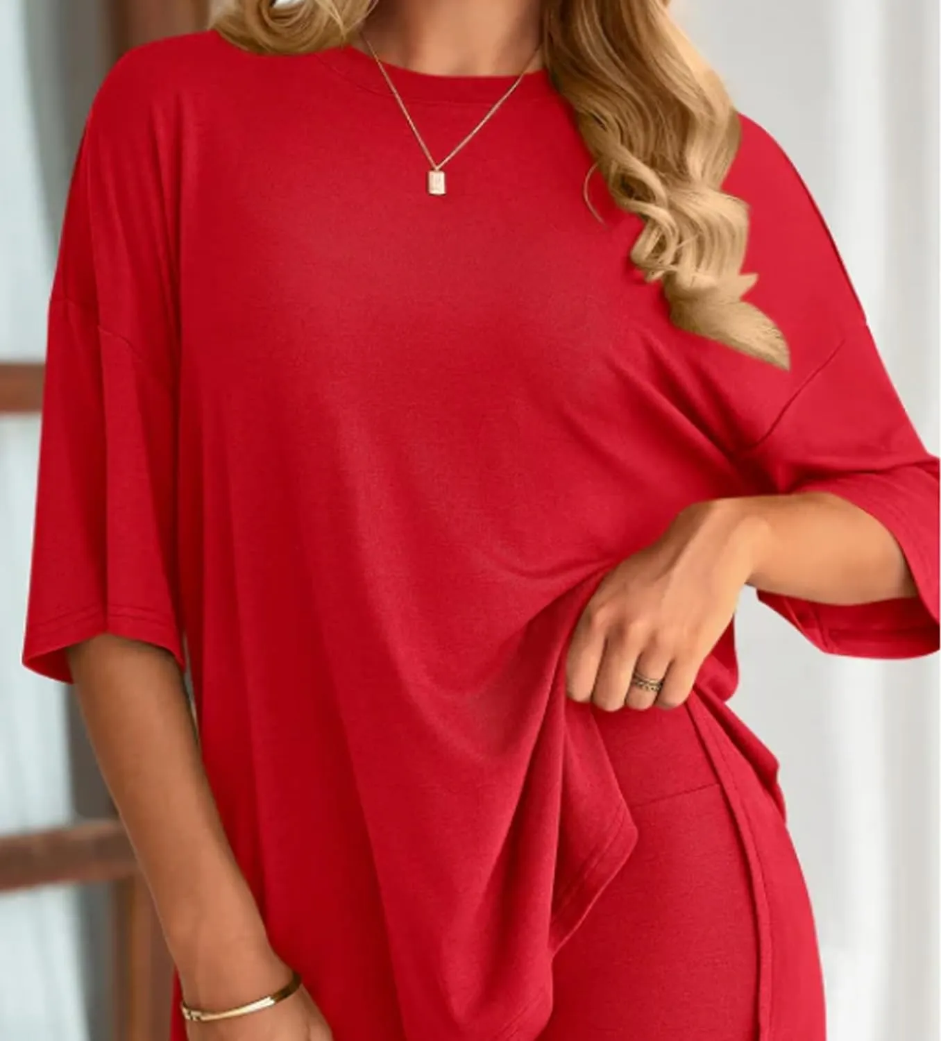 Cozymama Two Piece Set, Sentwill 2025 Summer Casual Oversized Shirts Shorts Matching Women's Two Piece Lounge Set
