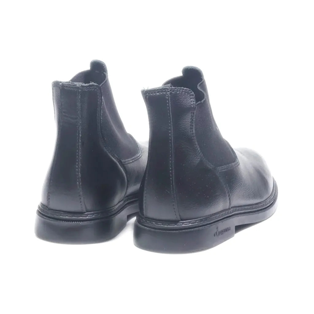 Fouganza Ankle Boots Leather Black Colour For Kids