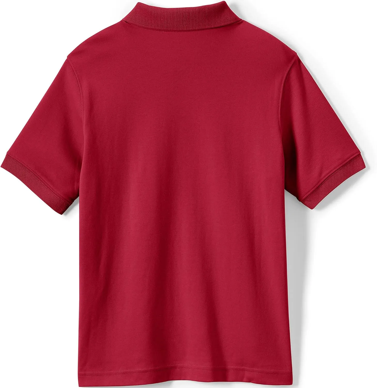 Lands' End School Uniform Kids Short Sleeve Interlock Polo Shirt