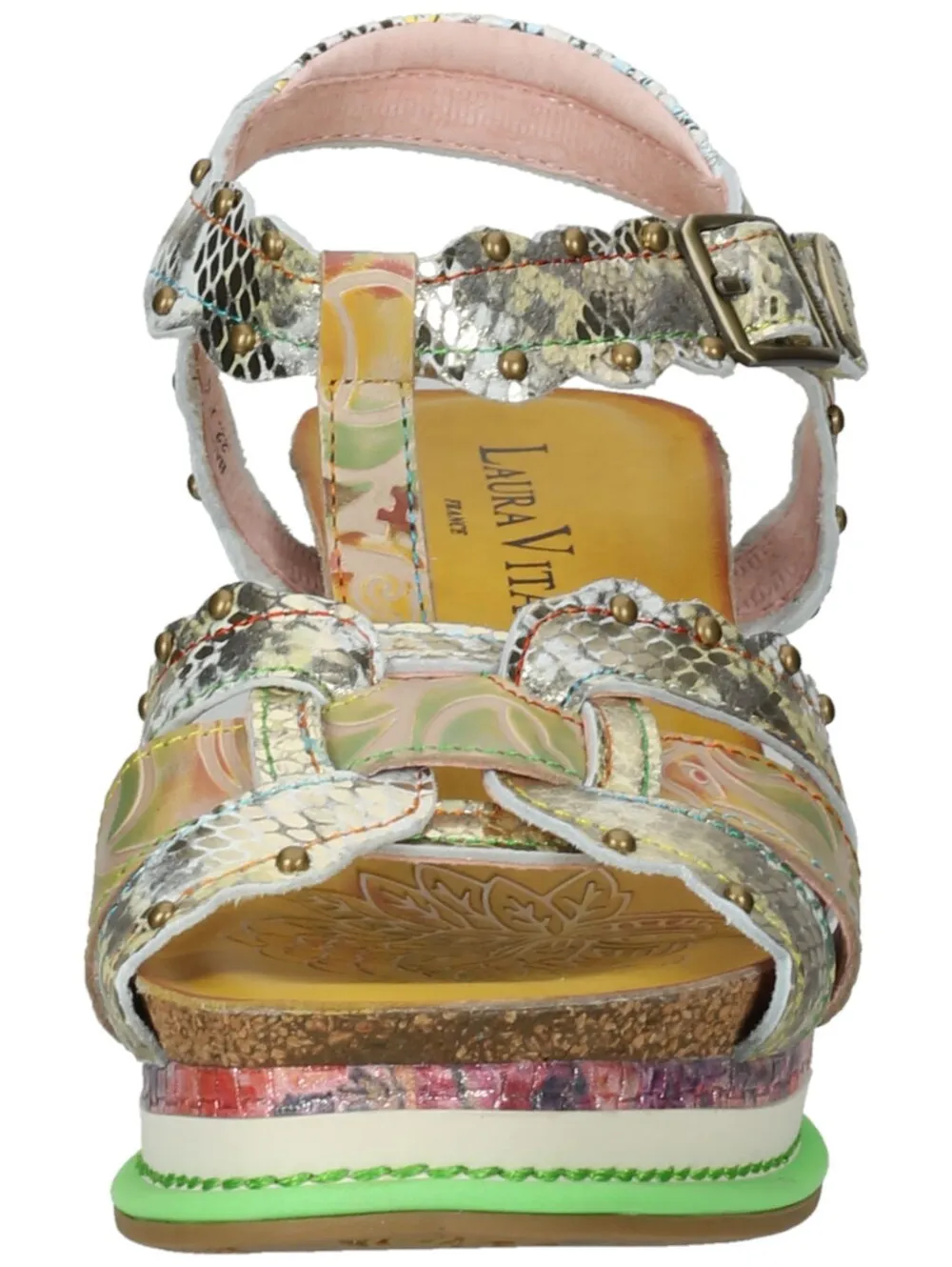 Laura Vita Strappy Sandals, Mixed Colors