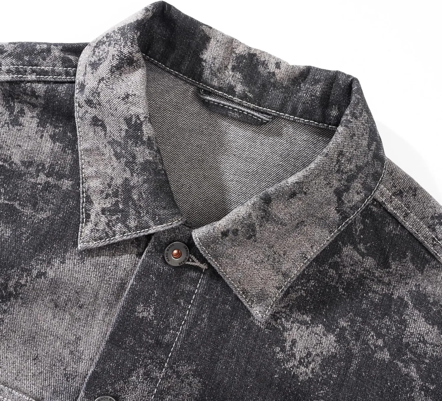 Men's Coat Retro Casual Spring Autumn American Workwear Denim Jacket