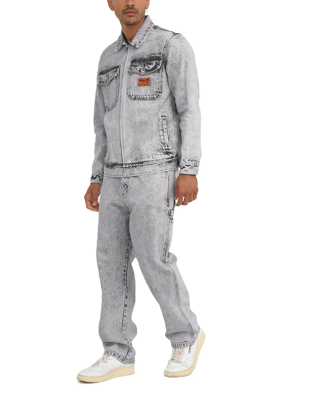 Ortiz Garage Jacket - Light Black Wash