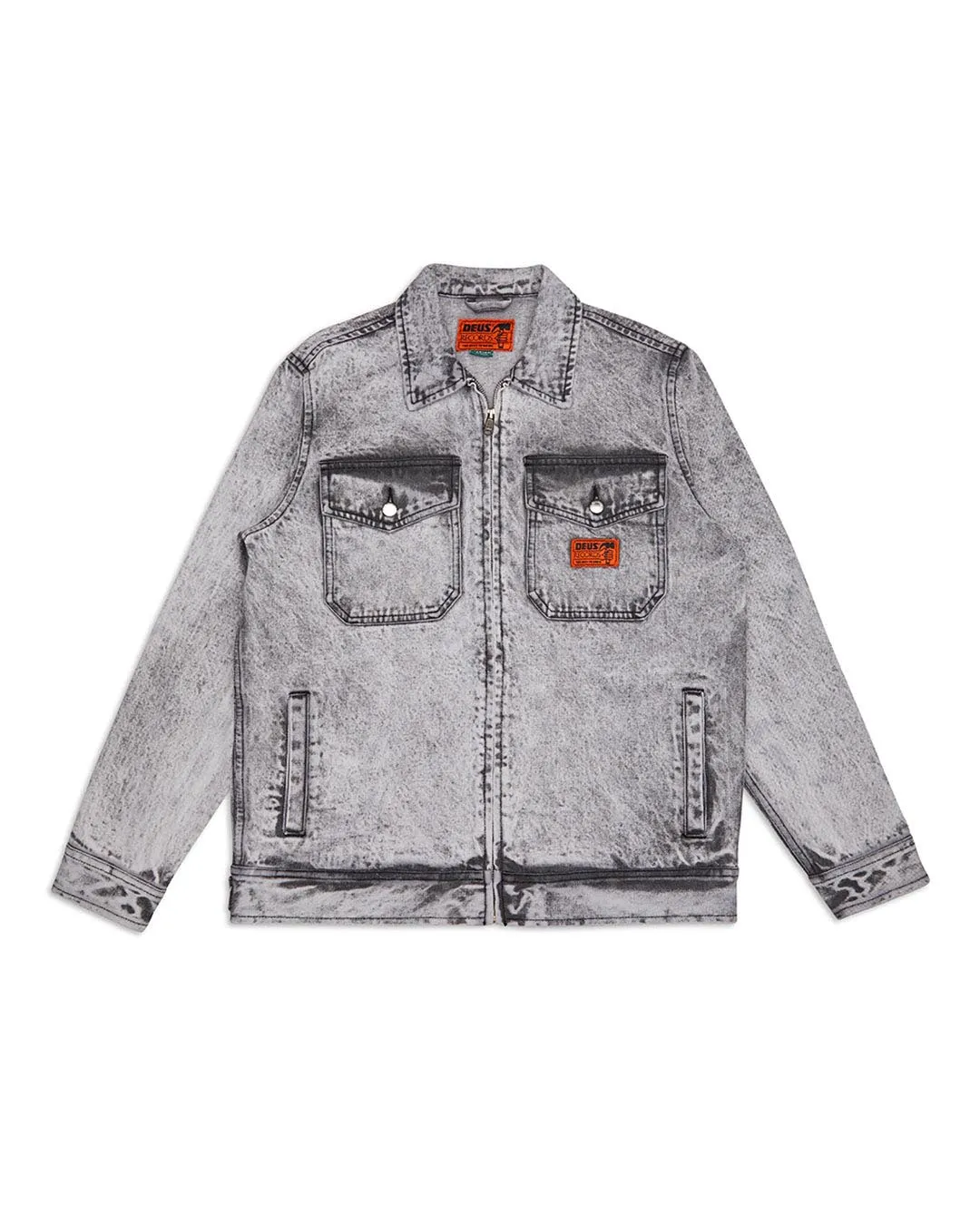 Ortiz Garage Jacket - Light Black Wash