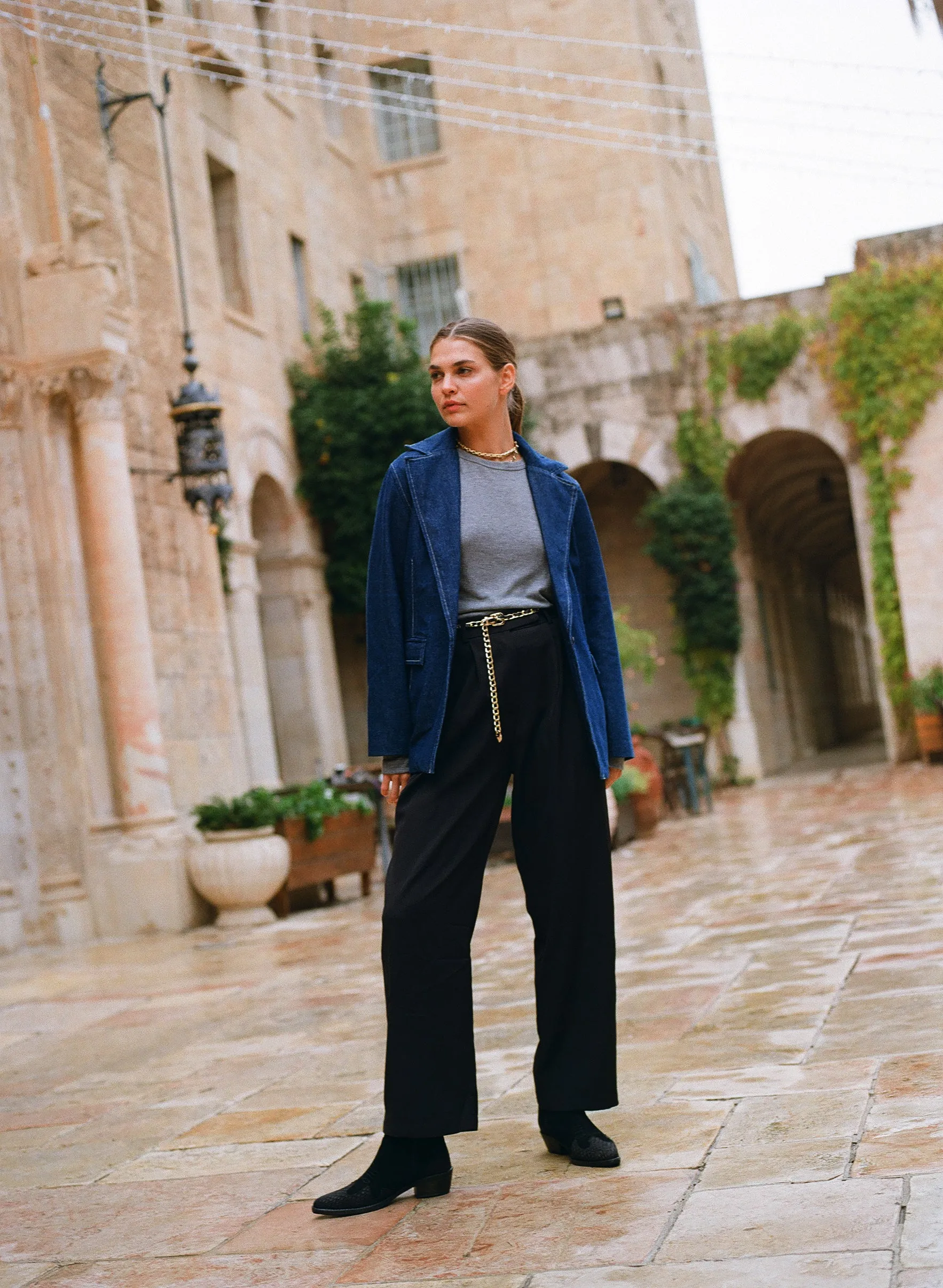 The Miller Denim Blazer